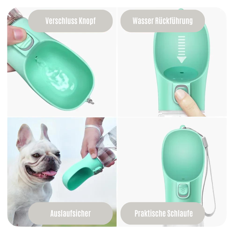 Praktische Trinkflasche "Hydro-Hund"